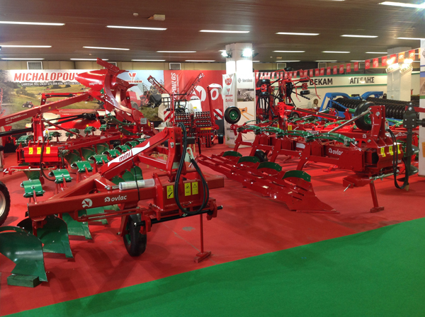 Ovlac showcased its new ploughs and cultivators at Agrotica 2016