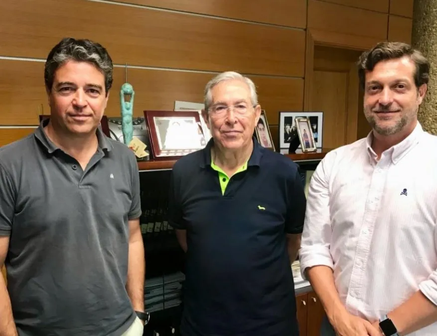 Jorge Calvo, Heliodoro Calvo y César Calvo, representantes de OVLAC, galardonados con el Premio CEOE CYL 2026.