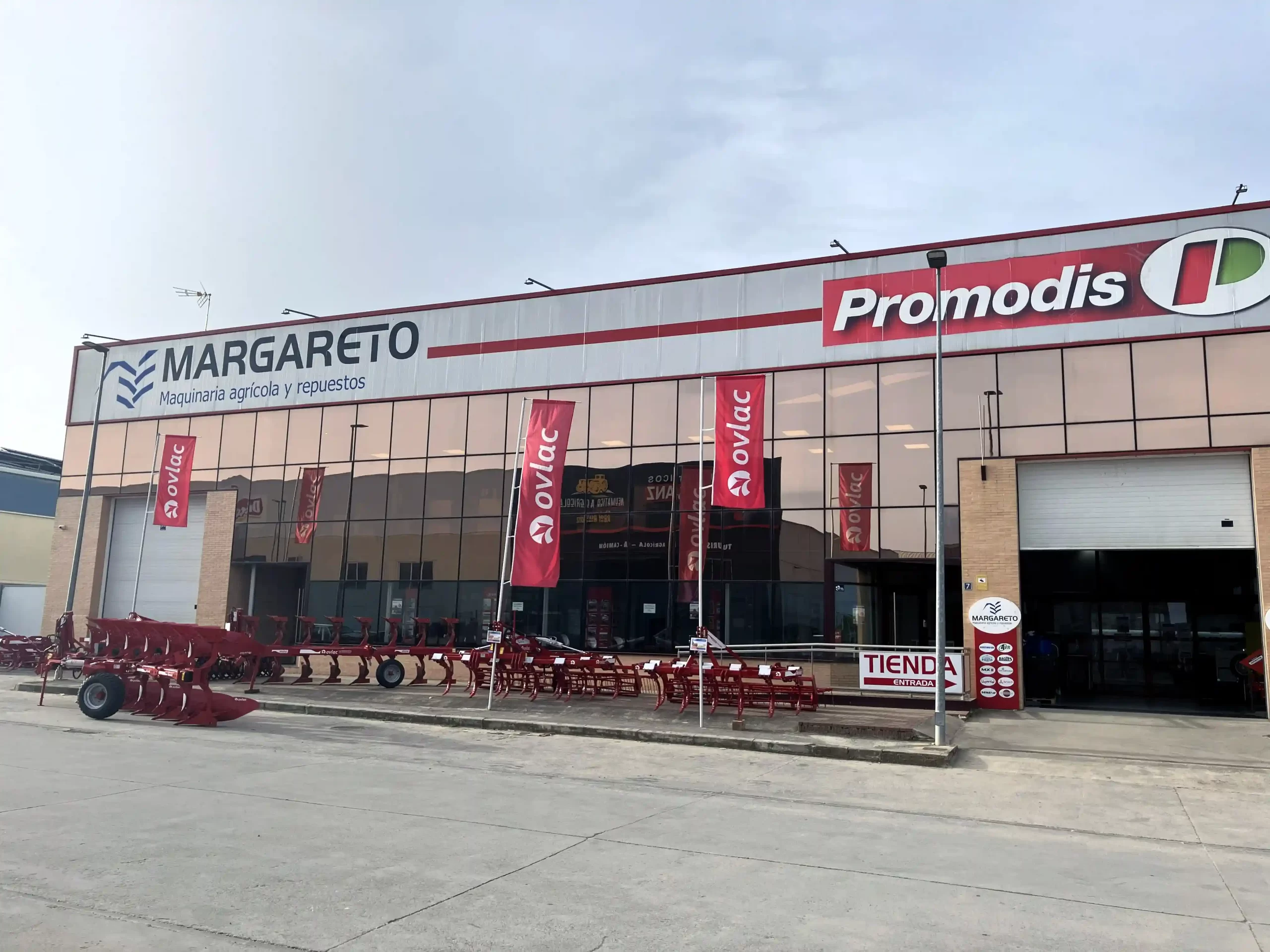 Instalaciones de Margareto en Peñaranda de Bracamonte durante la jornada técnica de Ovlac.